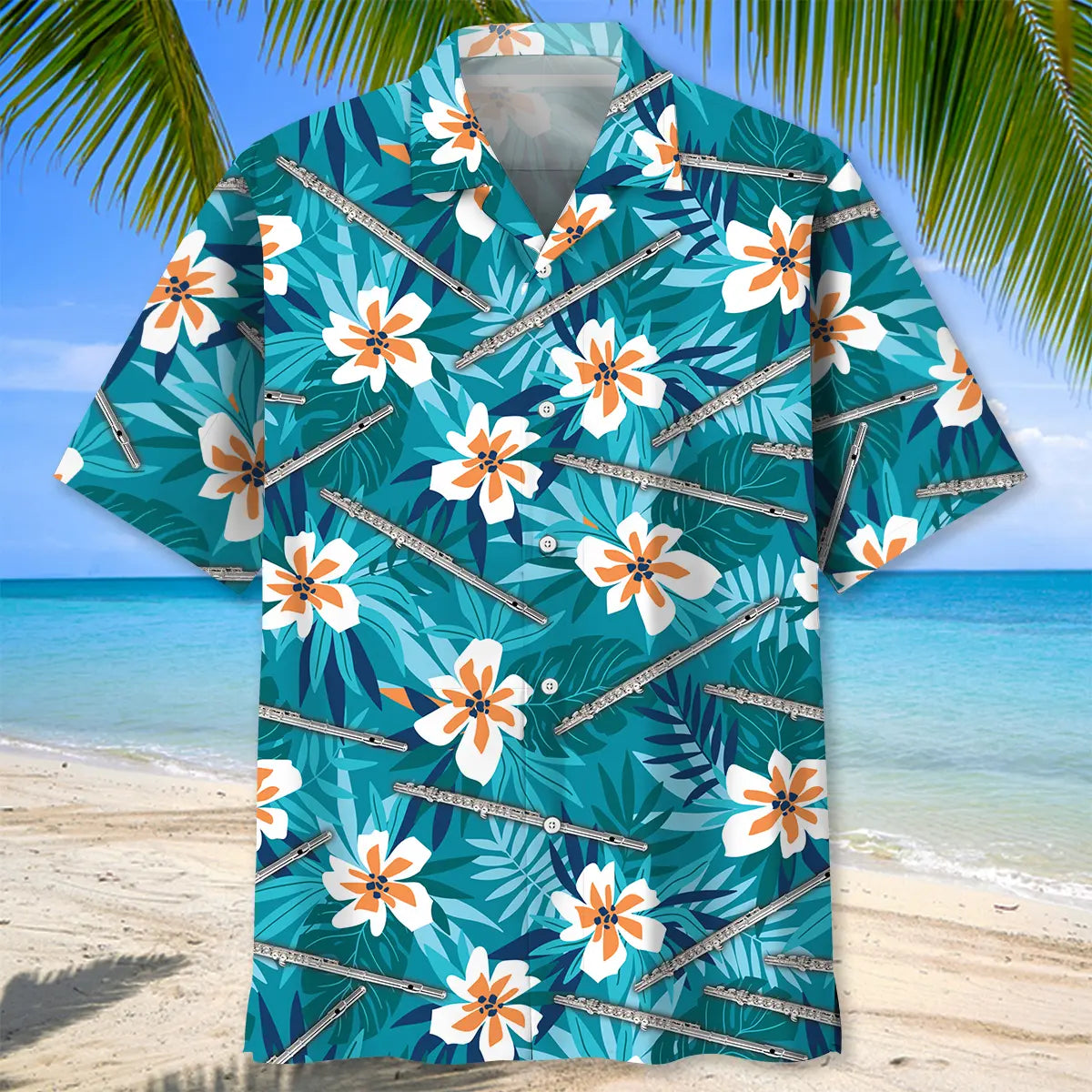 Tropical Flute Hawaiian Shirt
