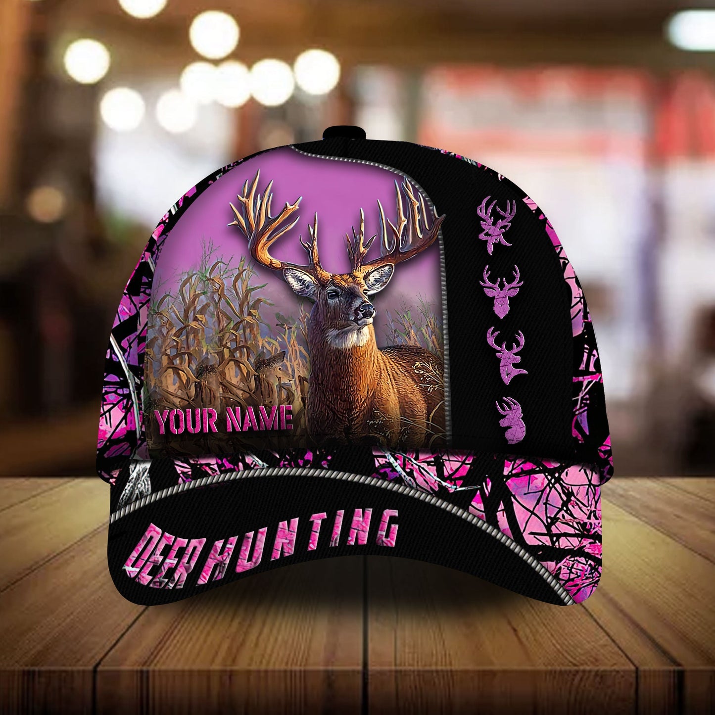 Premium Deer Hunting Personalized – Classic Cap