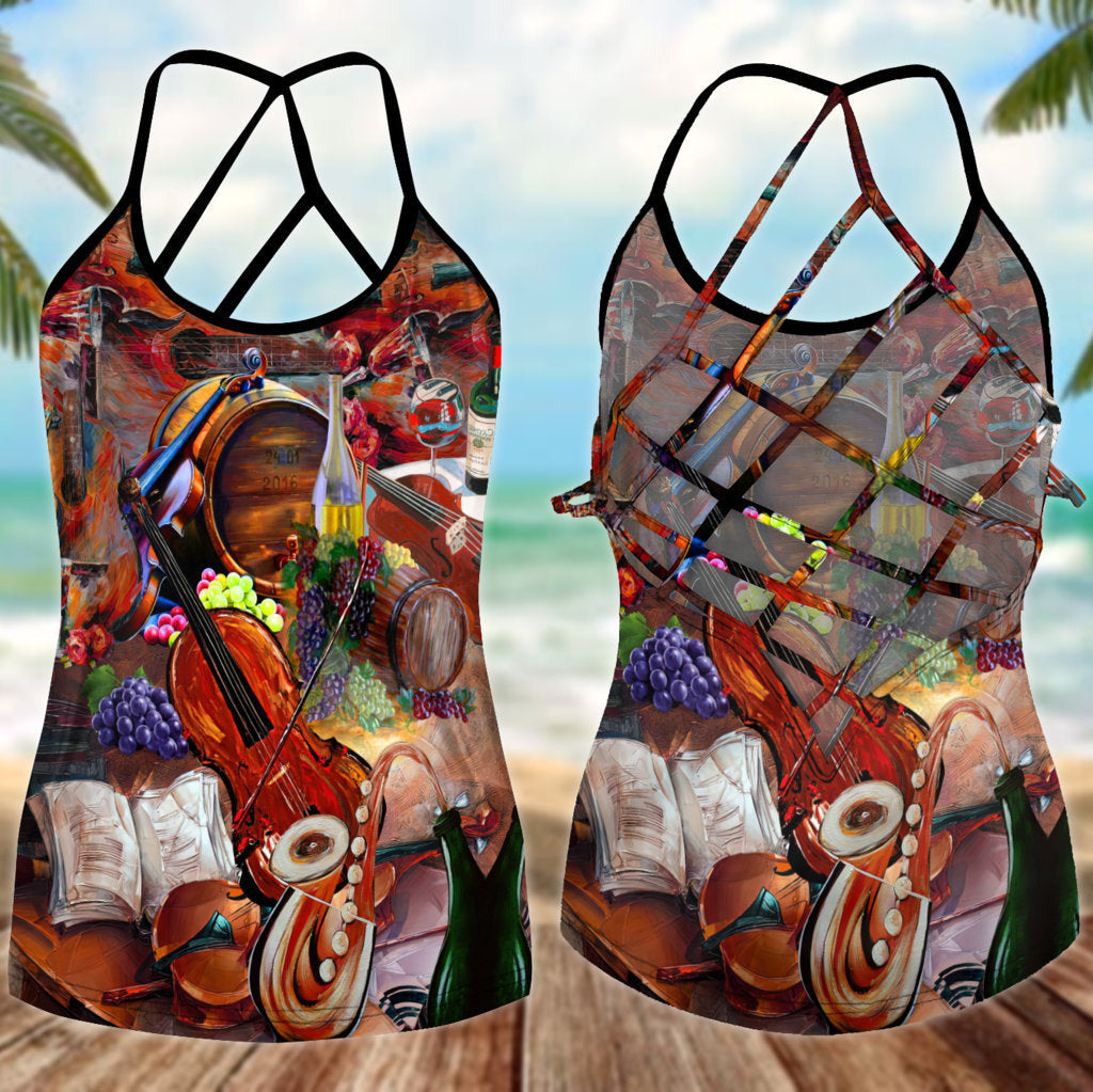 Violin Love And Life 5 – Hollow Tank Top