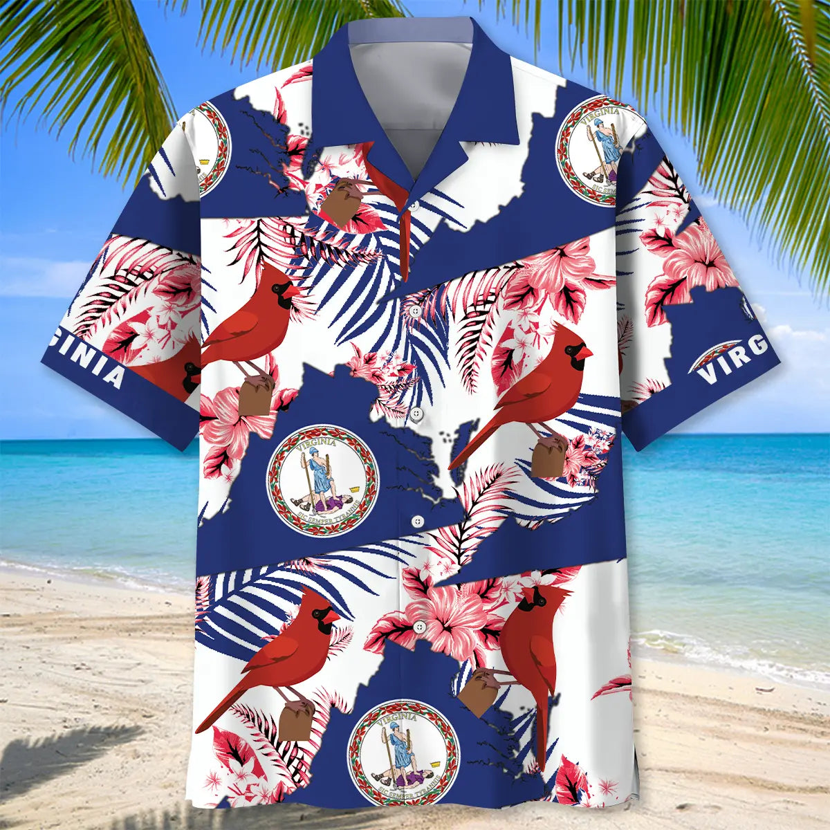 Virginia State Hawaiian Shirt