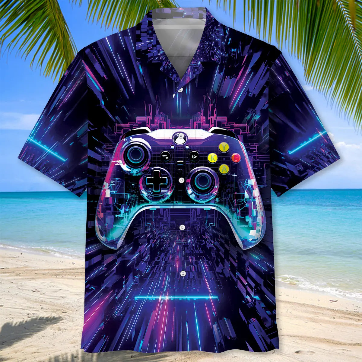 Virtual Video Game Hawaiian Shirt