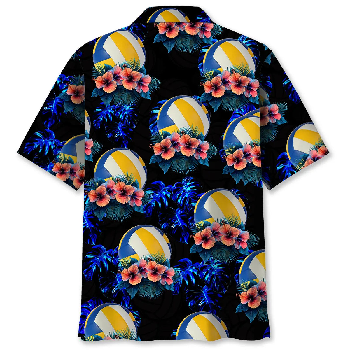 Volleyball Hibiscus Tropical Hawaiian Shirt