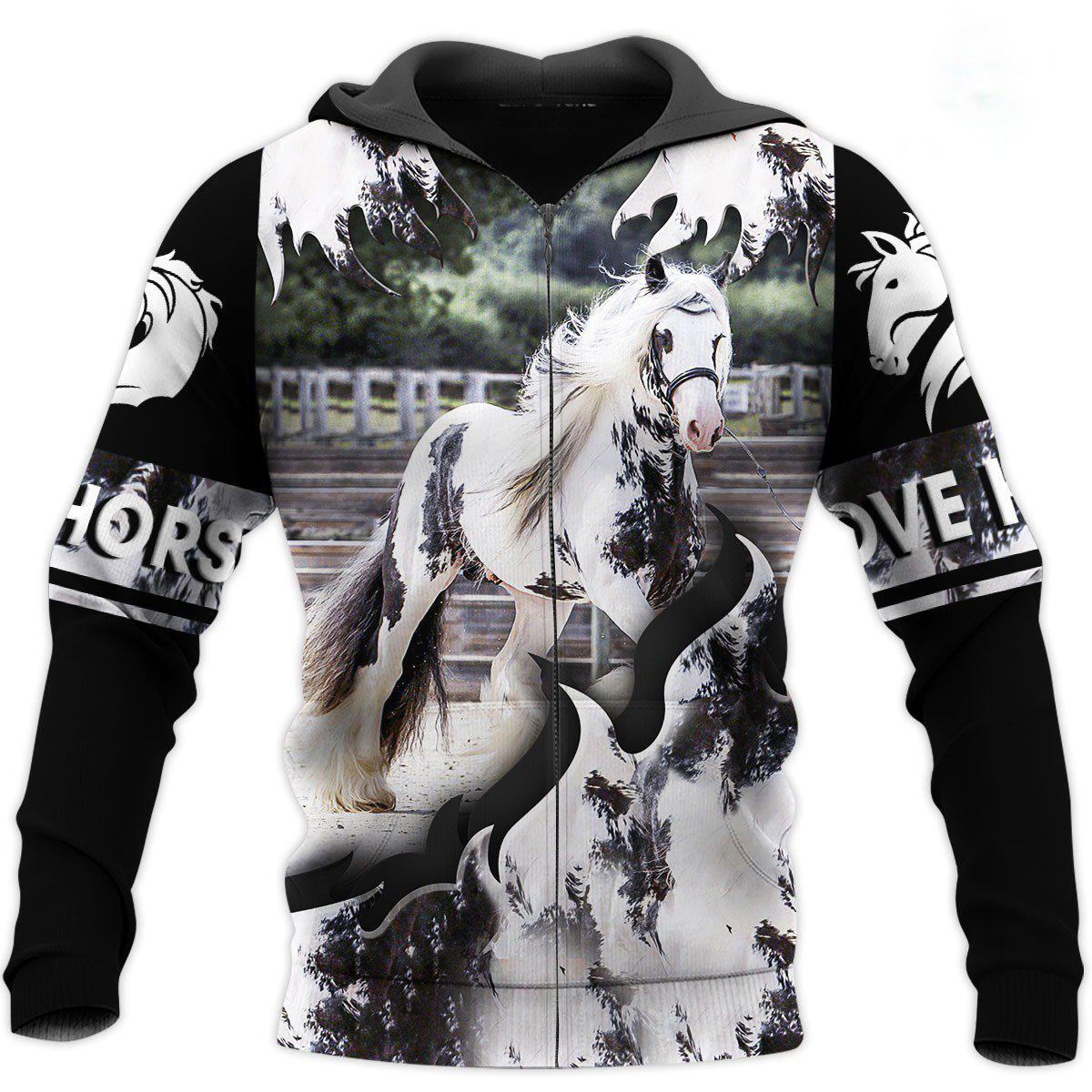 Gypsy Horse All Over Print Art – 3D Hoodie