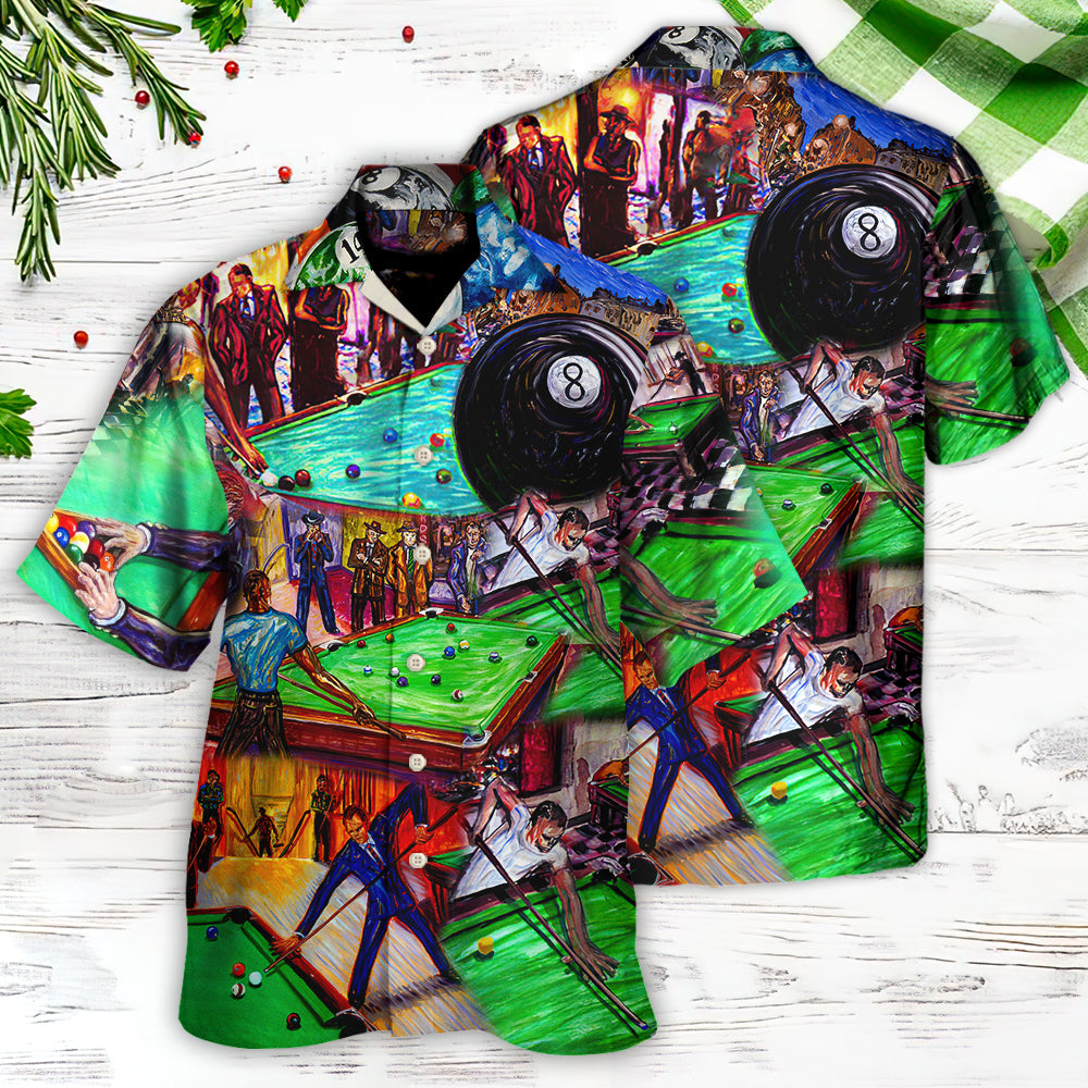 Billiard Rack Em Up I'm So Cool - Hawaiian Shirt - Reefox