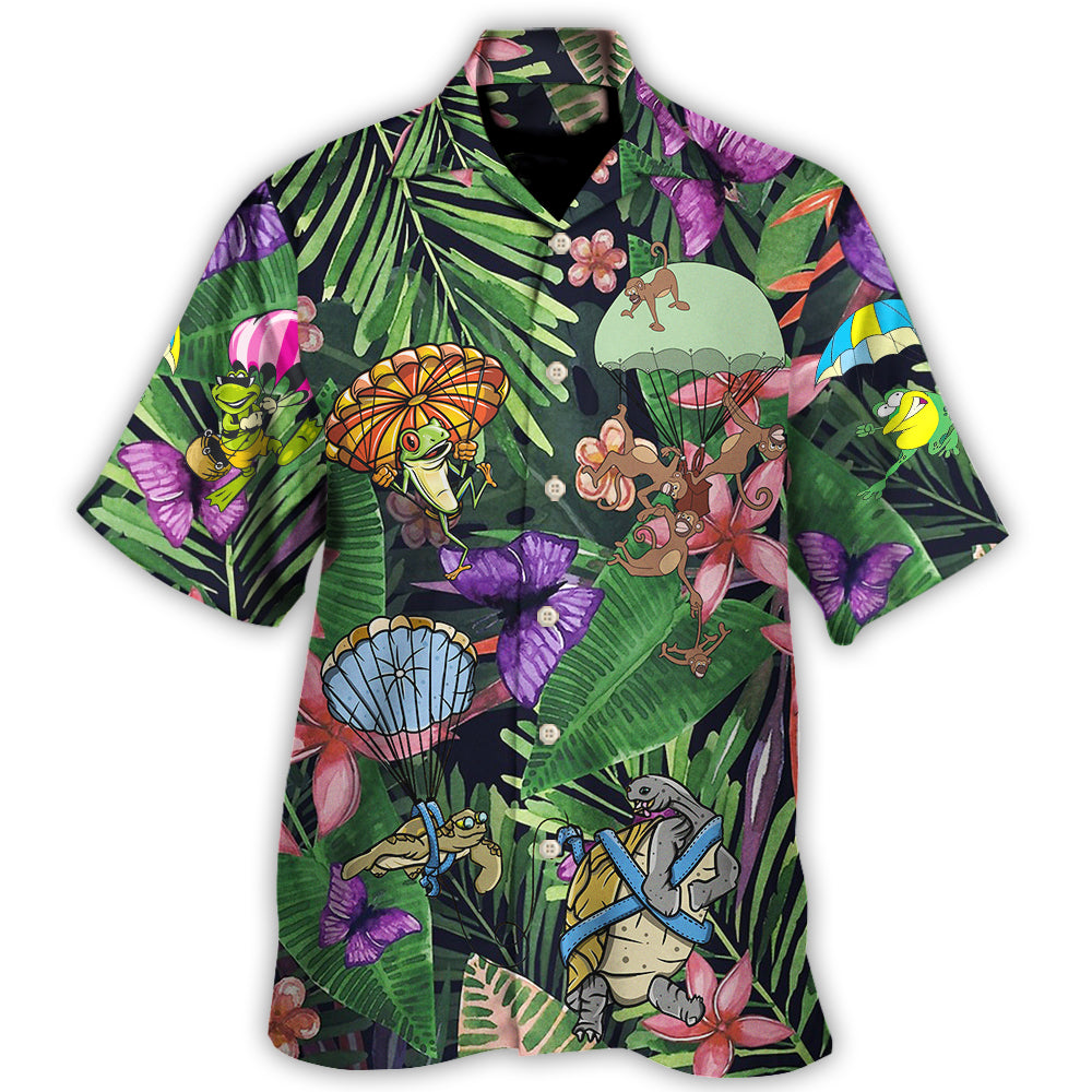 Parasailing Follow Your Dream Animal - Hawaiian Shirt