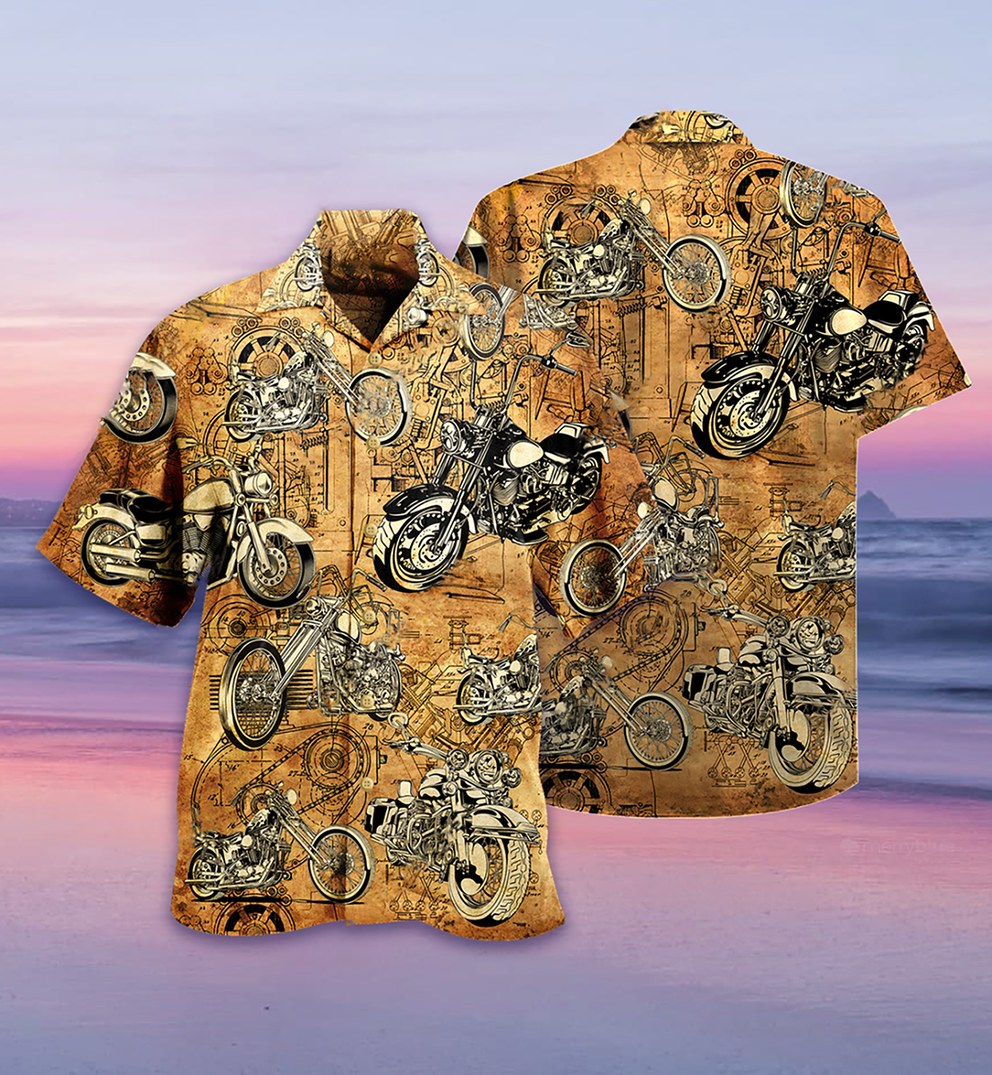 Motorcycle Vintage I'm Cool - Hawaiian Shirt - Reefox