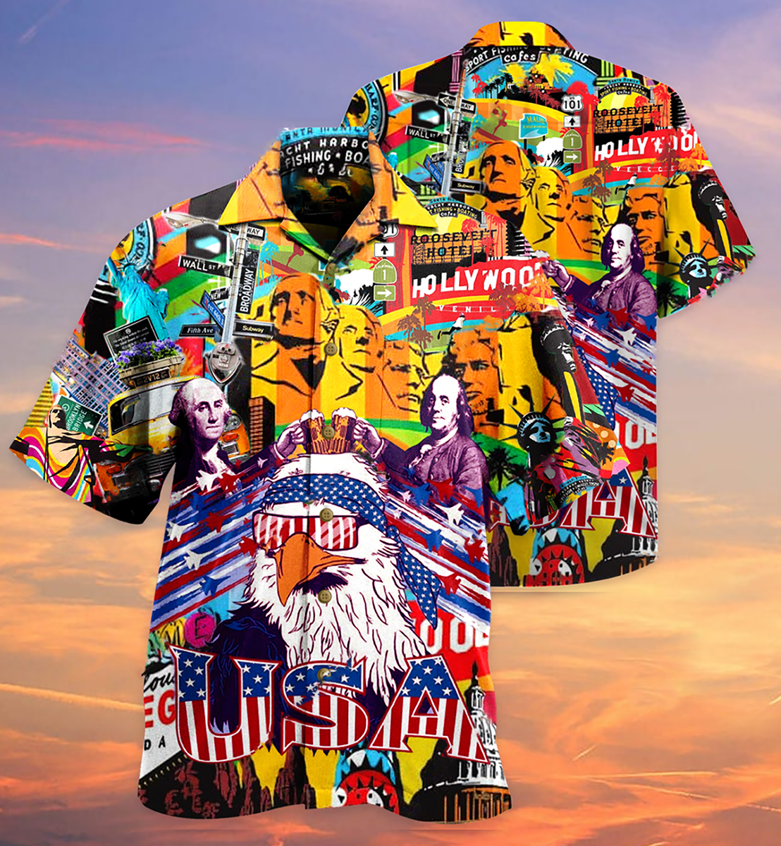 America Proud Forever - Hawaiian Shirt - Reefox