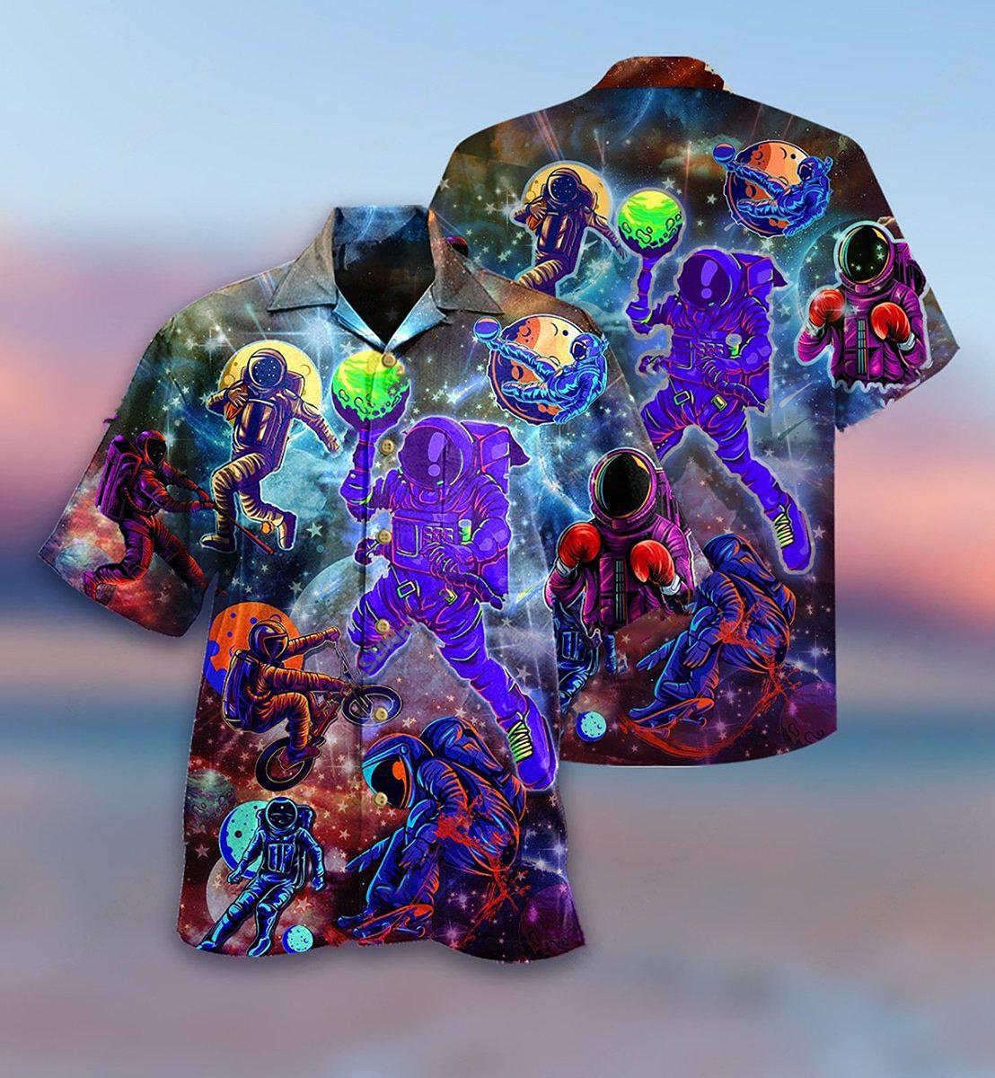 Galaxy Discover - Hawaiian Shirt - Reefox