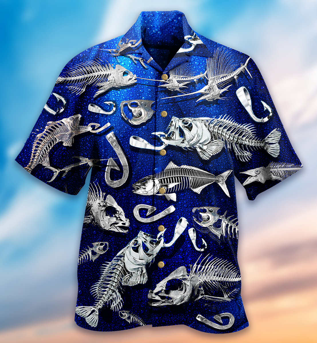 Fishing Sawbones Cool - Hawaiian Shirt - Reefox