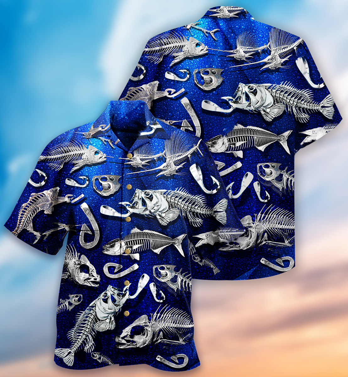 Fishing Sawbones Cool - Hawaiian Shirt - Reefox