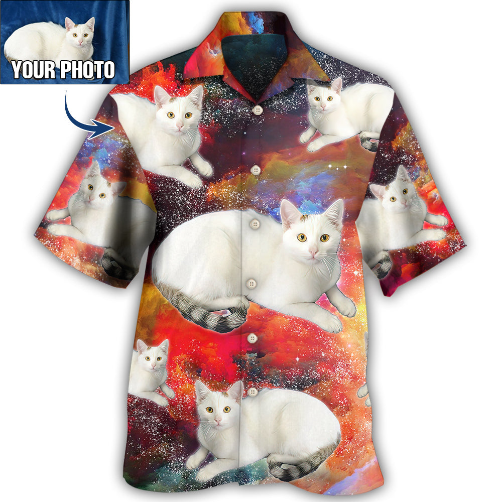 2 / Adults / S Cat Various Style Custom Photo - Hawaiian Shirt - Reefox