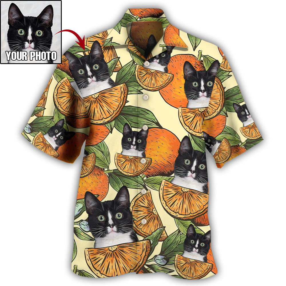 4 / Adults / S Cat Tropical Various Style Custom Photo - Hawaiian Shirt - Reefox