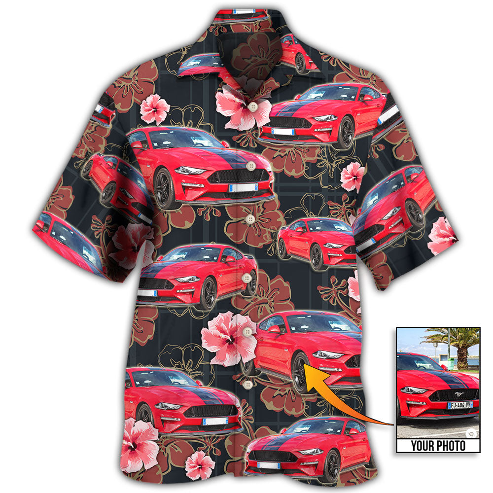 Mustang Car / Adults / S Car Cool Various Style Custom Photo - Hawaiian Shirt - Reefox