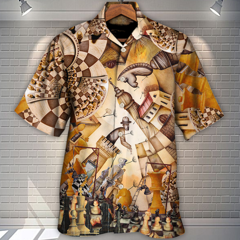 Chess Life Is A Chess Don't Waste A Move - Hawaiian Shirt - Reefox