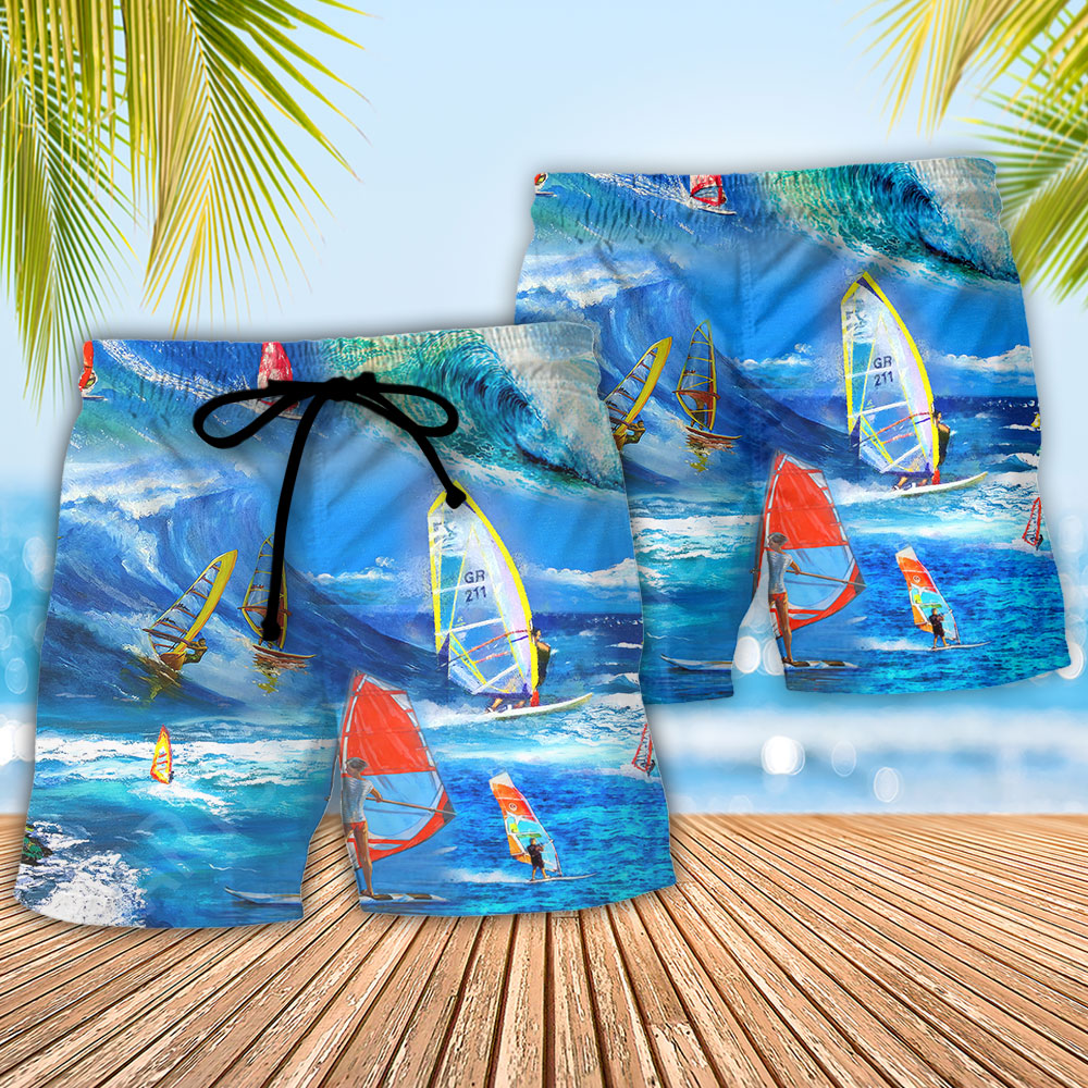 Windsurfing Don't Be Jealous Just Because You Can't Surf Like Me - Beach Short Reefox