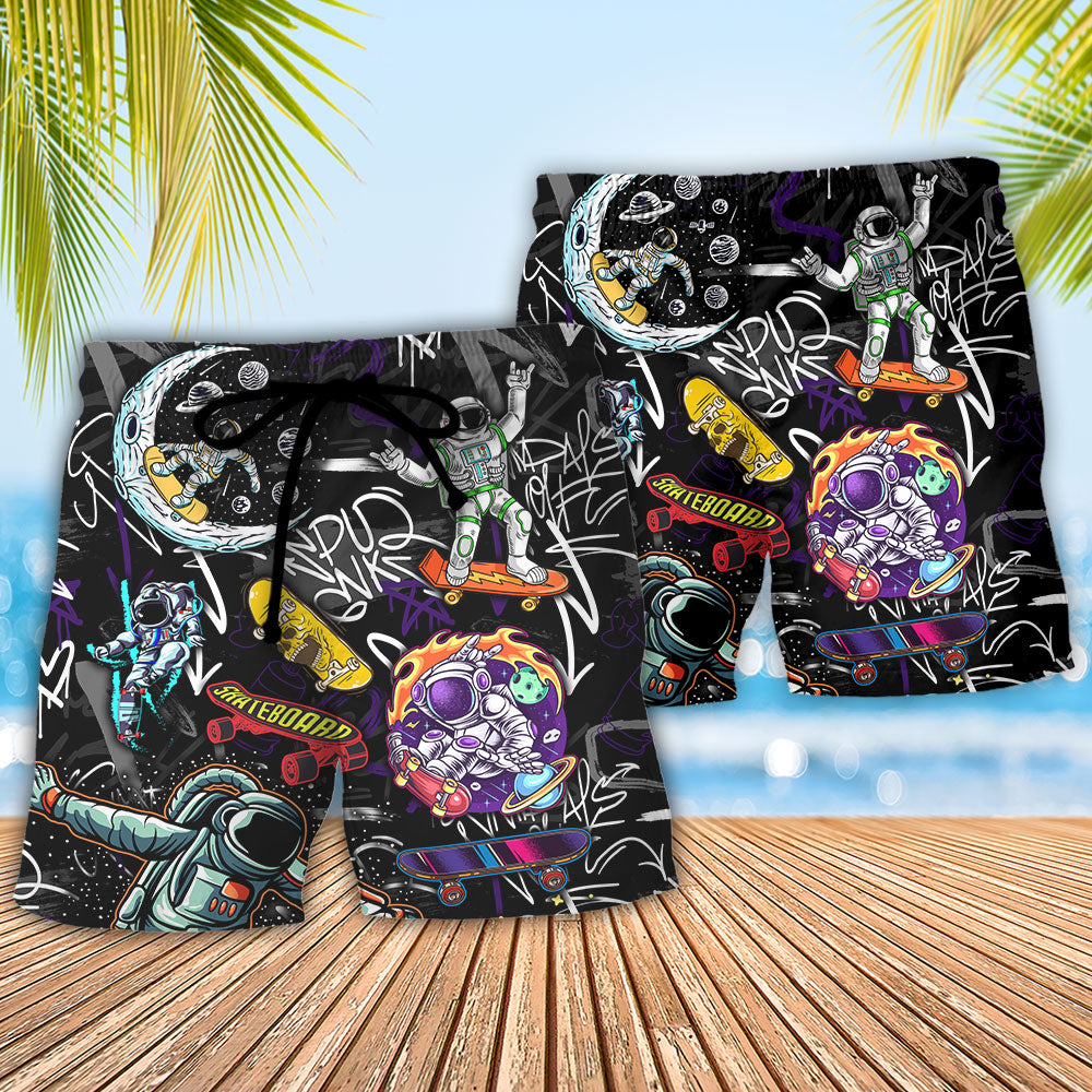 Skateboarding Don't Be Jealous Just Because You Can't Slide Like Me - Beach Short Reefox