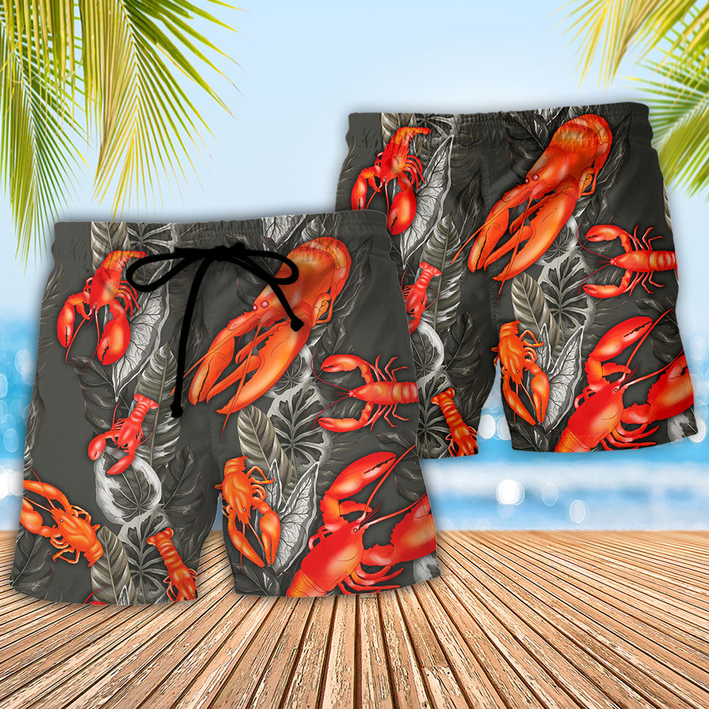 Lobster That Lobster Looked At Me Funny Tropical Vibe Amazing Style - Beach Short Reefox