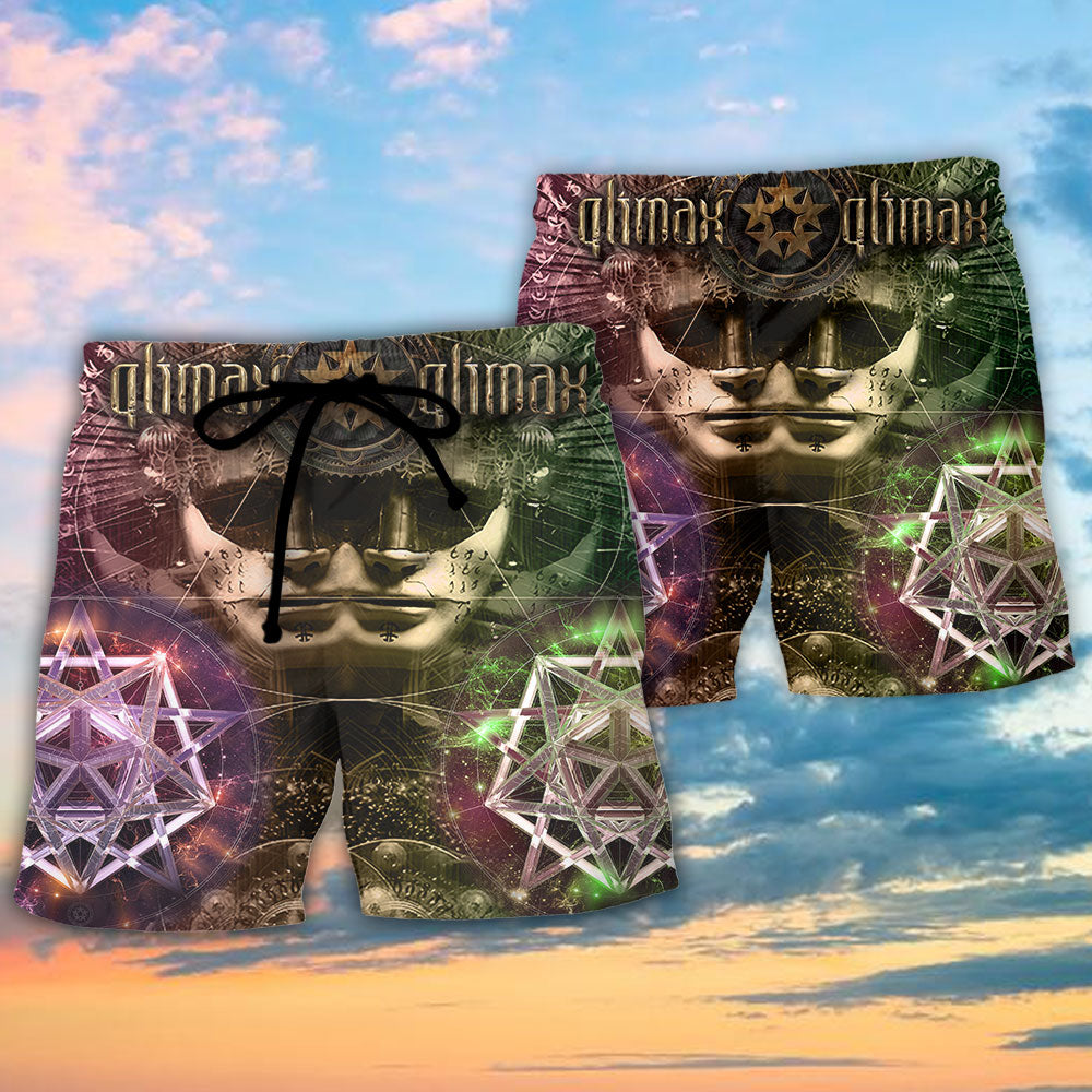 Qlimax Music Festival Event Music Lover Amazing Style - Beach Short Reefox - Owls Matrix LTD