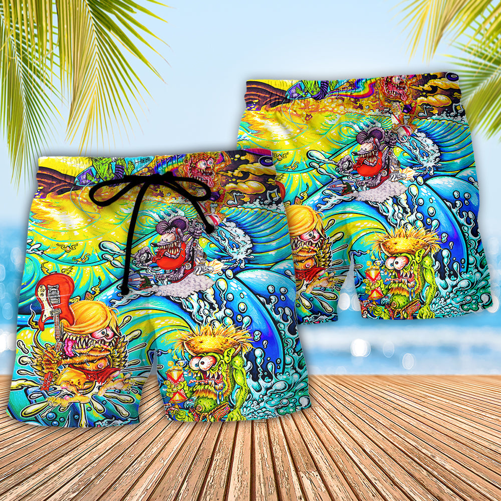 Beach Bum 4 Life Crazy Life - Beach Short