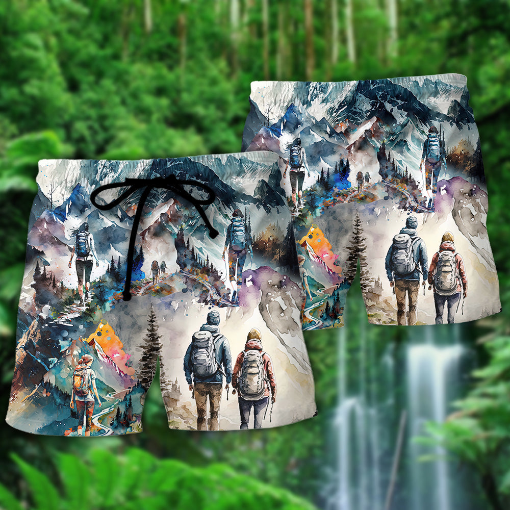 Hiking The Mountains Are Calling And I Must Go - Beach Short Reefox