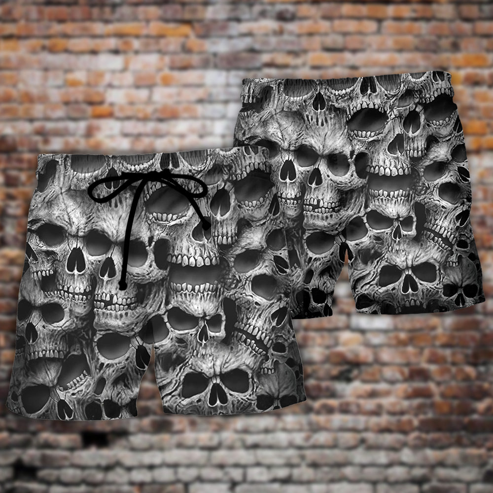 Skull No Fear No Pain - Beach Short Reefox - Owls Matrix LTD