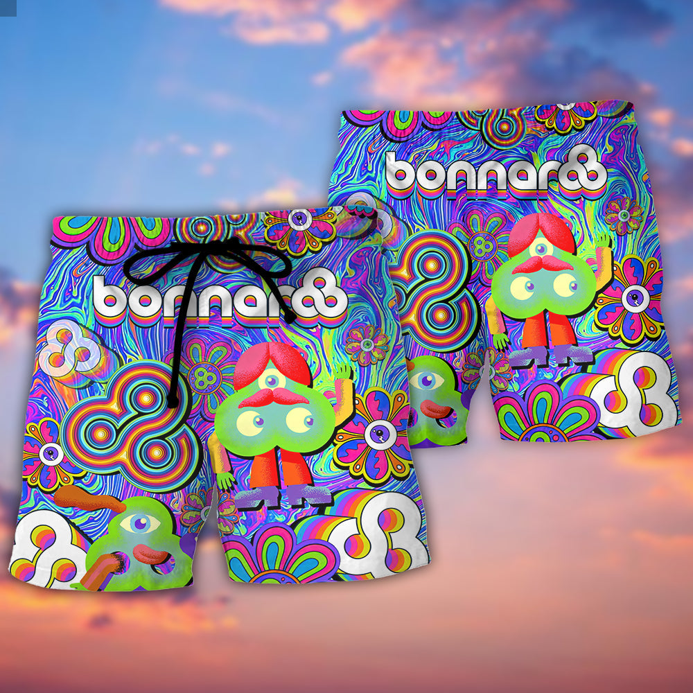 Music Event I Want To Live A Bonnaroo Music Festival Forever - Beach Short Reefox - Owls Matrix LTD