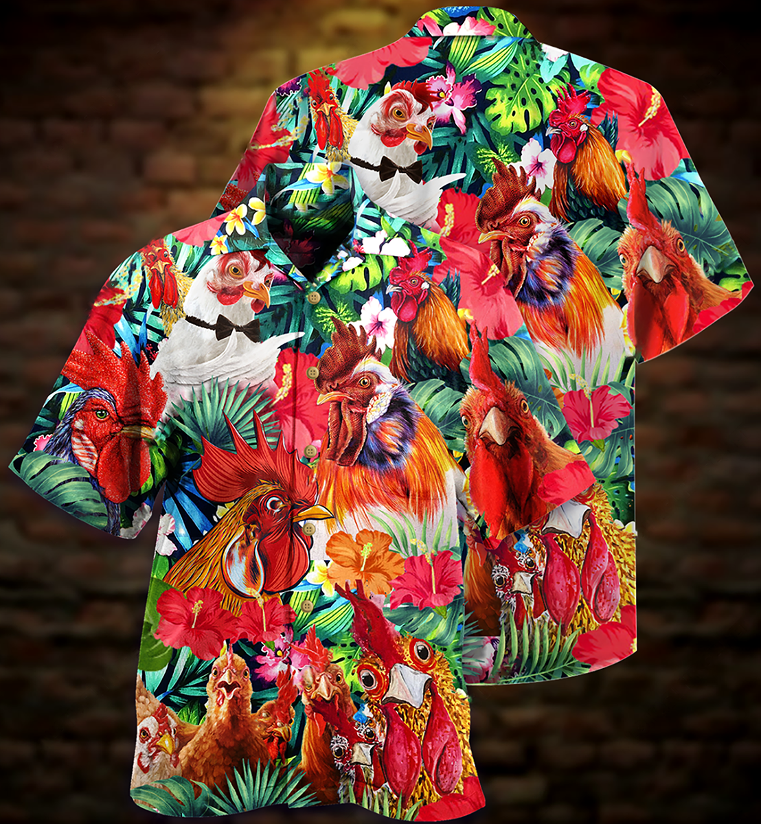 Chicken Love Farm Wonder - Hawaiian Shirt - Reefox