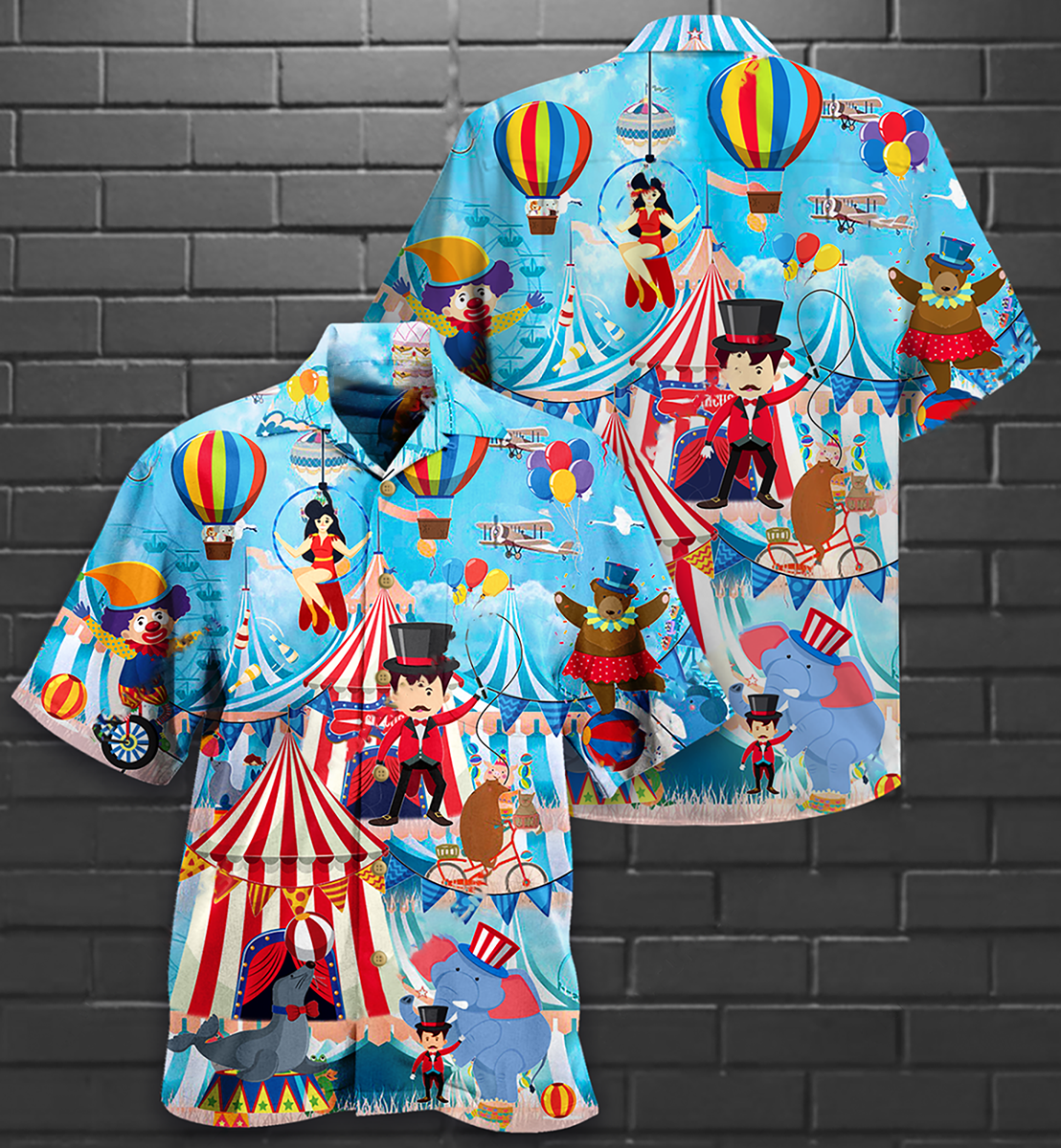Circus Love Animals Very Much - Hawaiian Shirt - Reefox