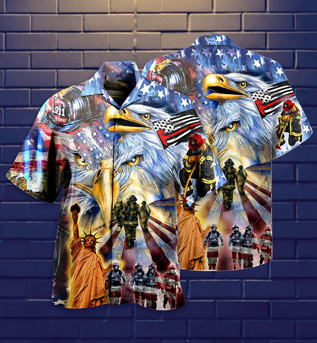 America Proud Forever With Love - Hawaiian Shirt - Reefox
