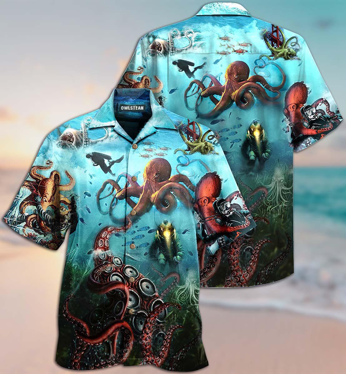 Octopus Protect Ocean Limited Edition - Hawaiian Shirt - Reefox