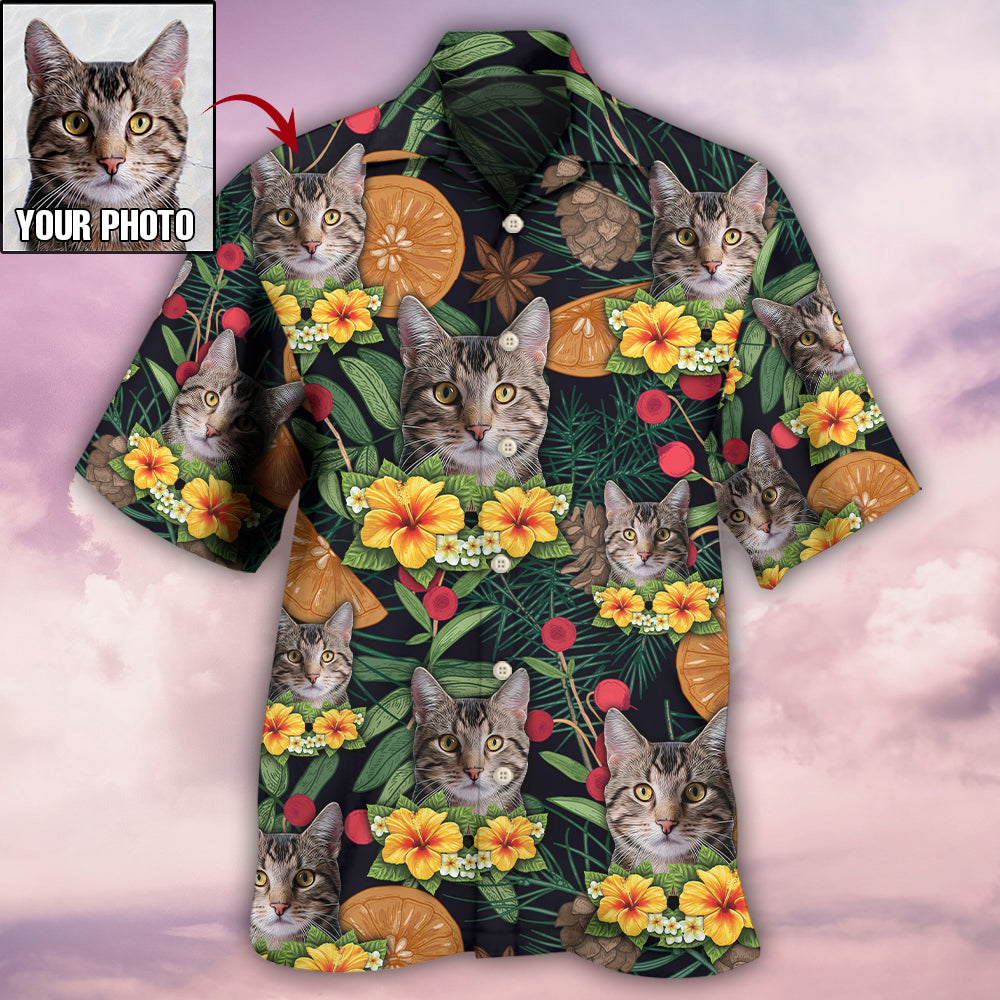 Cat Tropical Various Style Custom Photo - Hawaiian Shirt - Reefox