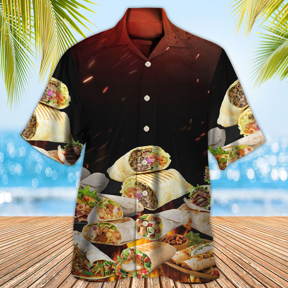 Food Burritos Fast Food Delicious - Hawaiian Shirt - Reefox