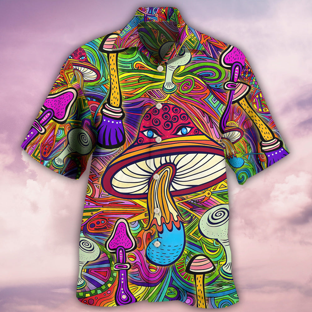 Hippie Mushroom Hypnotizing - Hawaiian Shirt - Reefox