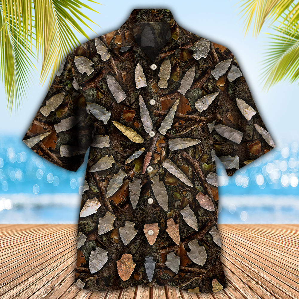 Hunting Arrowhead Hunting Camo Pattern - Hawaiian Shirt - Reefox
