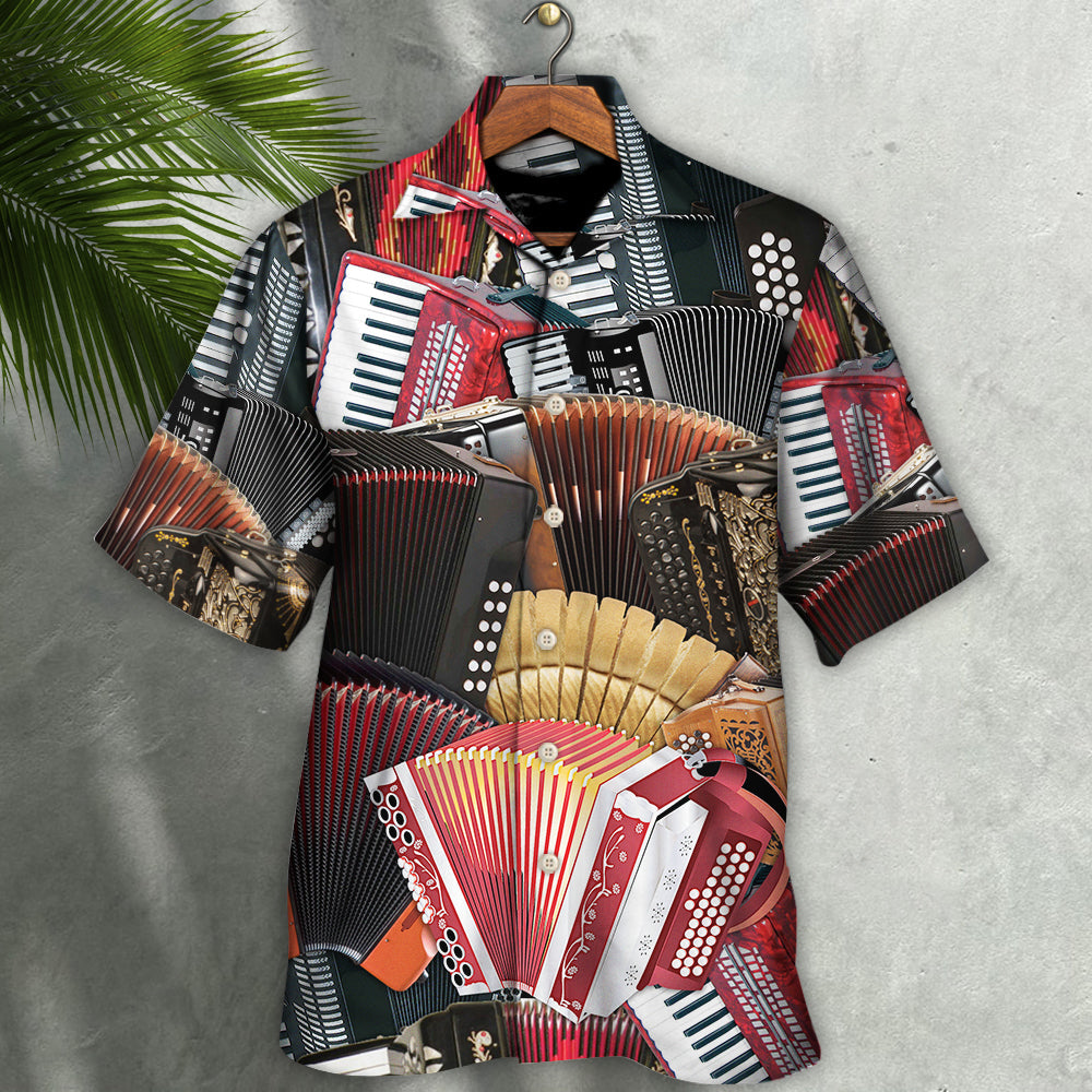 Accordion A Gentleman Is Someone Who Can Play The Accordion - Hawaiian Shirt - Reefox