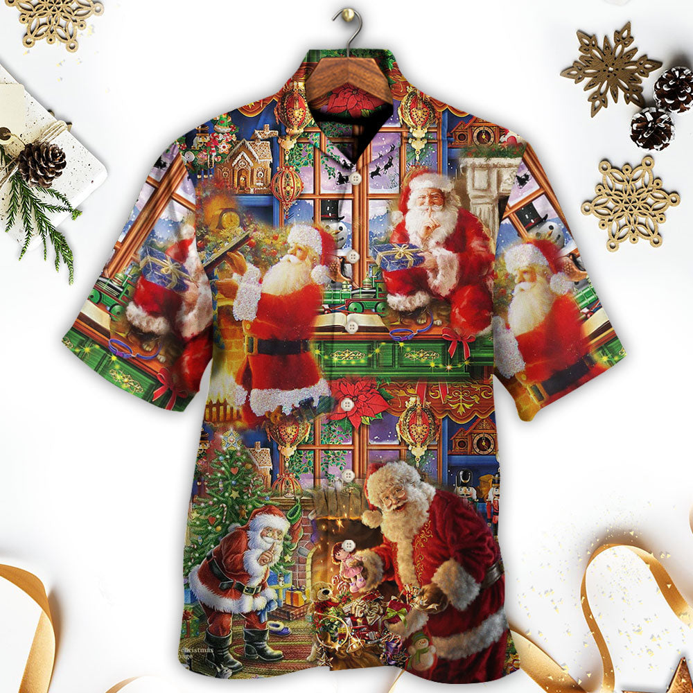 Santa Claus Christmas Merry Xmas - Hawaiian Shirt - Reefox