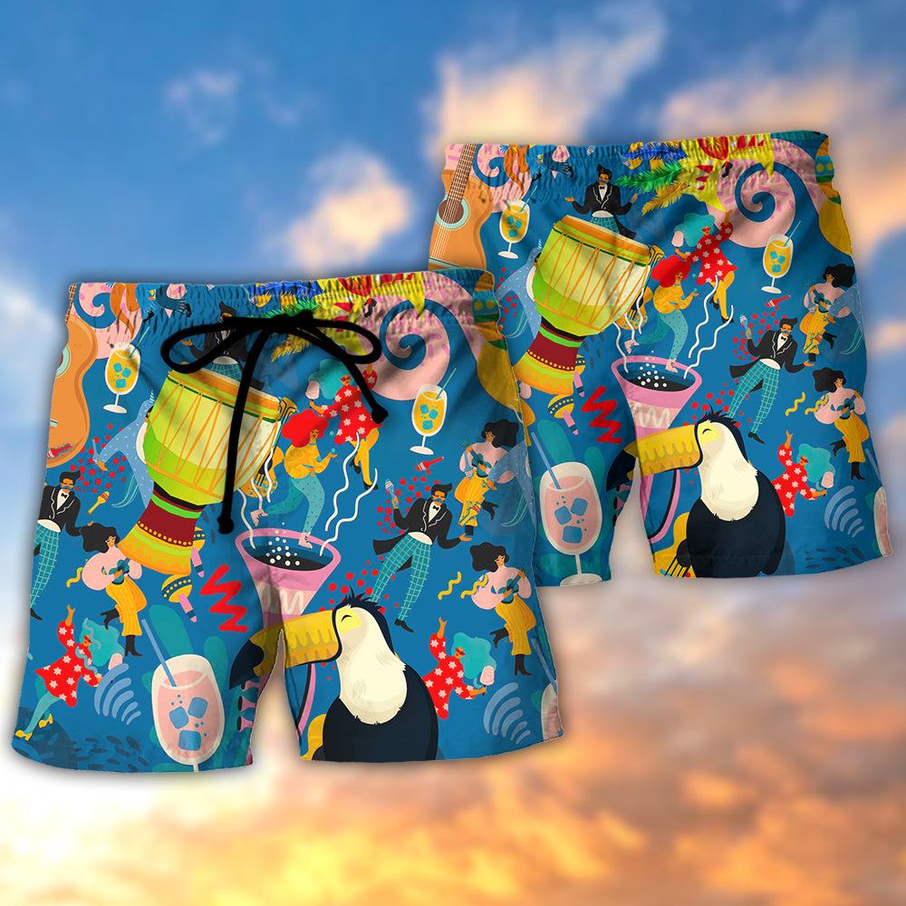 Carnival Holiday Life Is A Carnival - Beach Short Reefox - Owls Matrix LTD