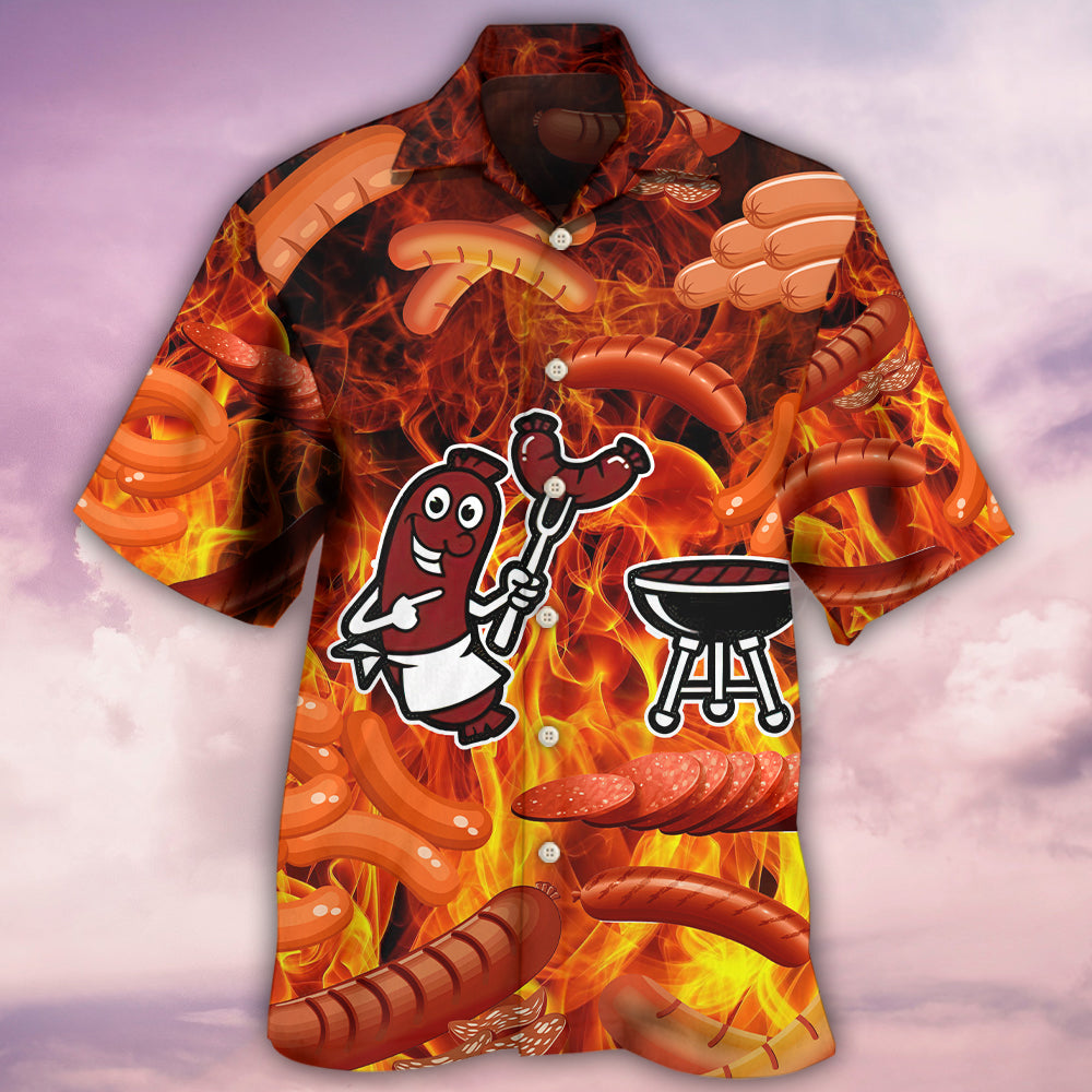 Food Sausage Once You Put My Meat - Hawaiian Shirt - Reefox