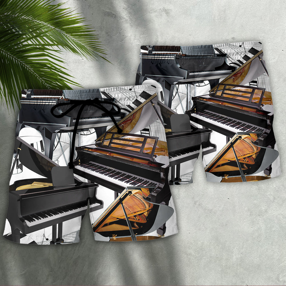 Piano Luxury Piano Style - Beach Short Reefox - Owls Matrix LTD