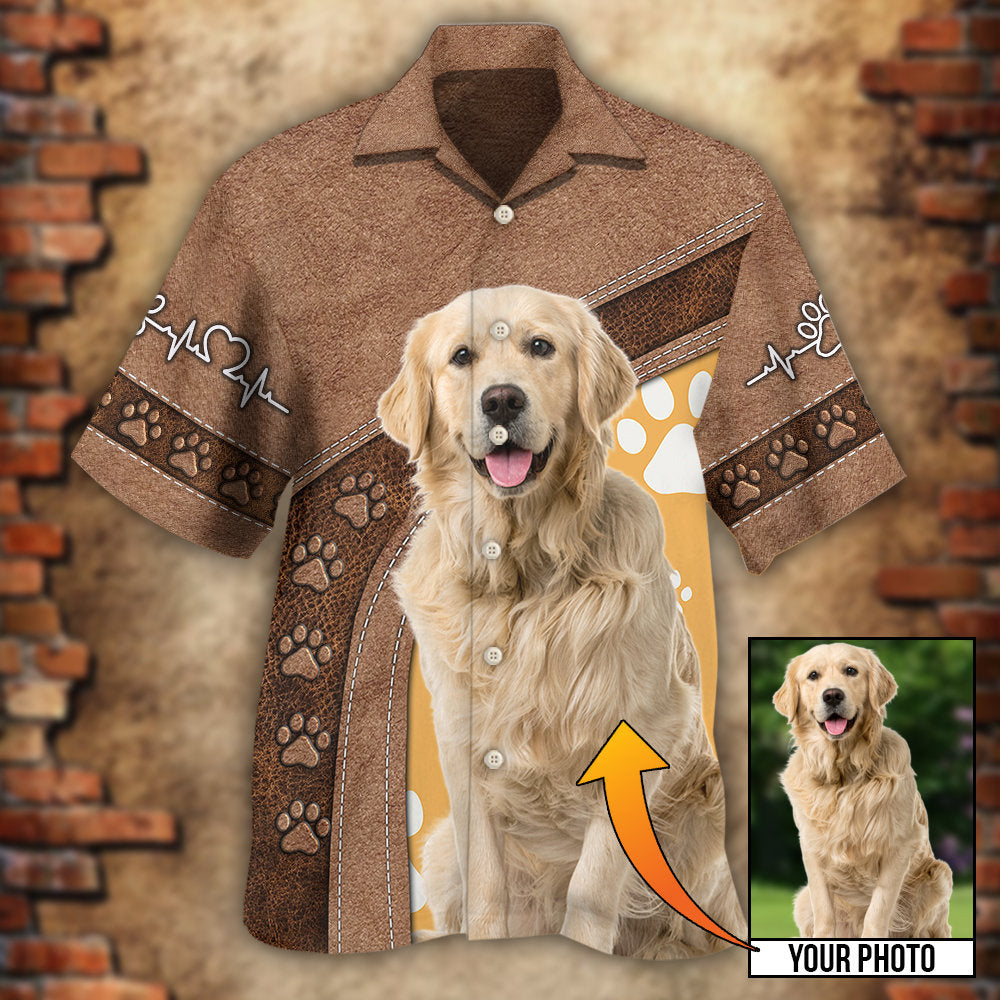 Dog Paw Various Style Custom Photo Personalized - Hawaiian Shirt - Reefox