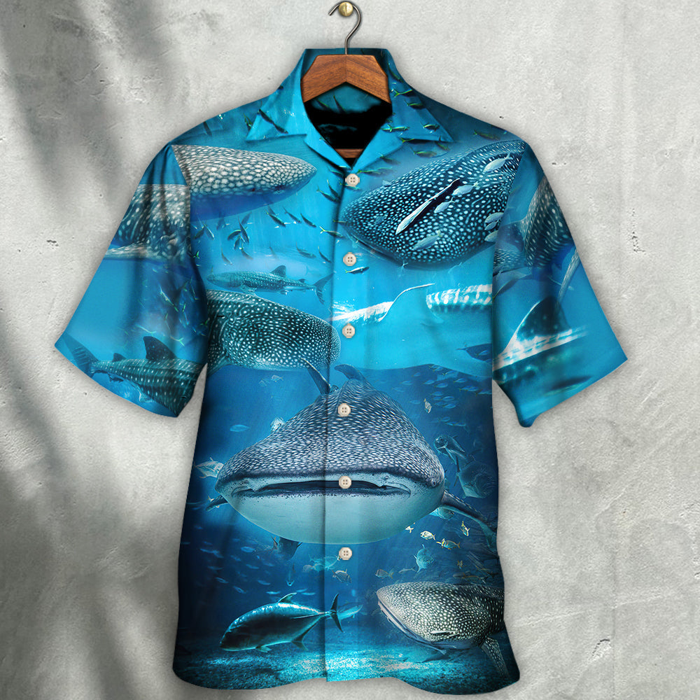 Shark - Swim With Whale Sharks - Hawaiian Shirt - Reefox