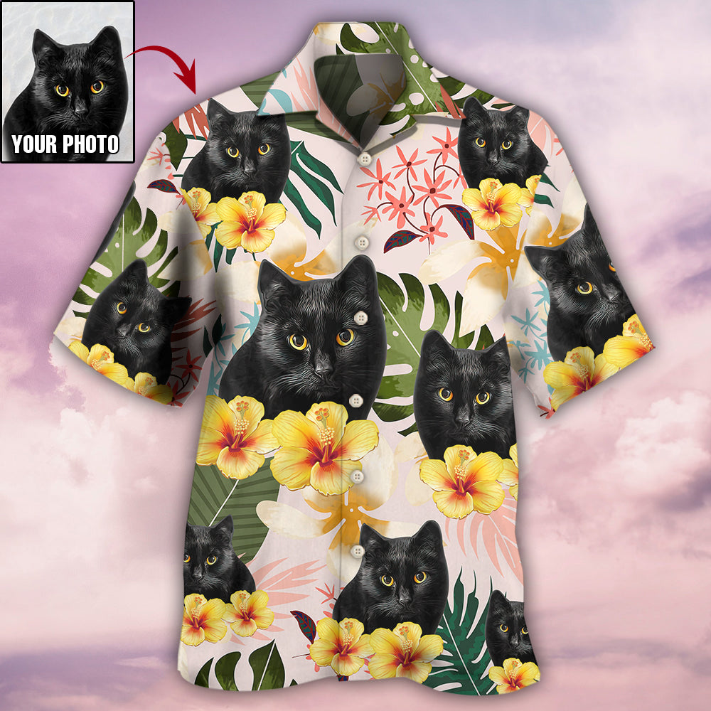 Cat Tropical Various Style Custom Photo - Hawaiian Shirt - Reefox