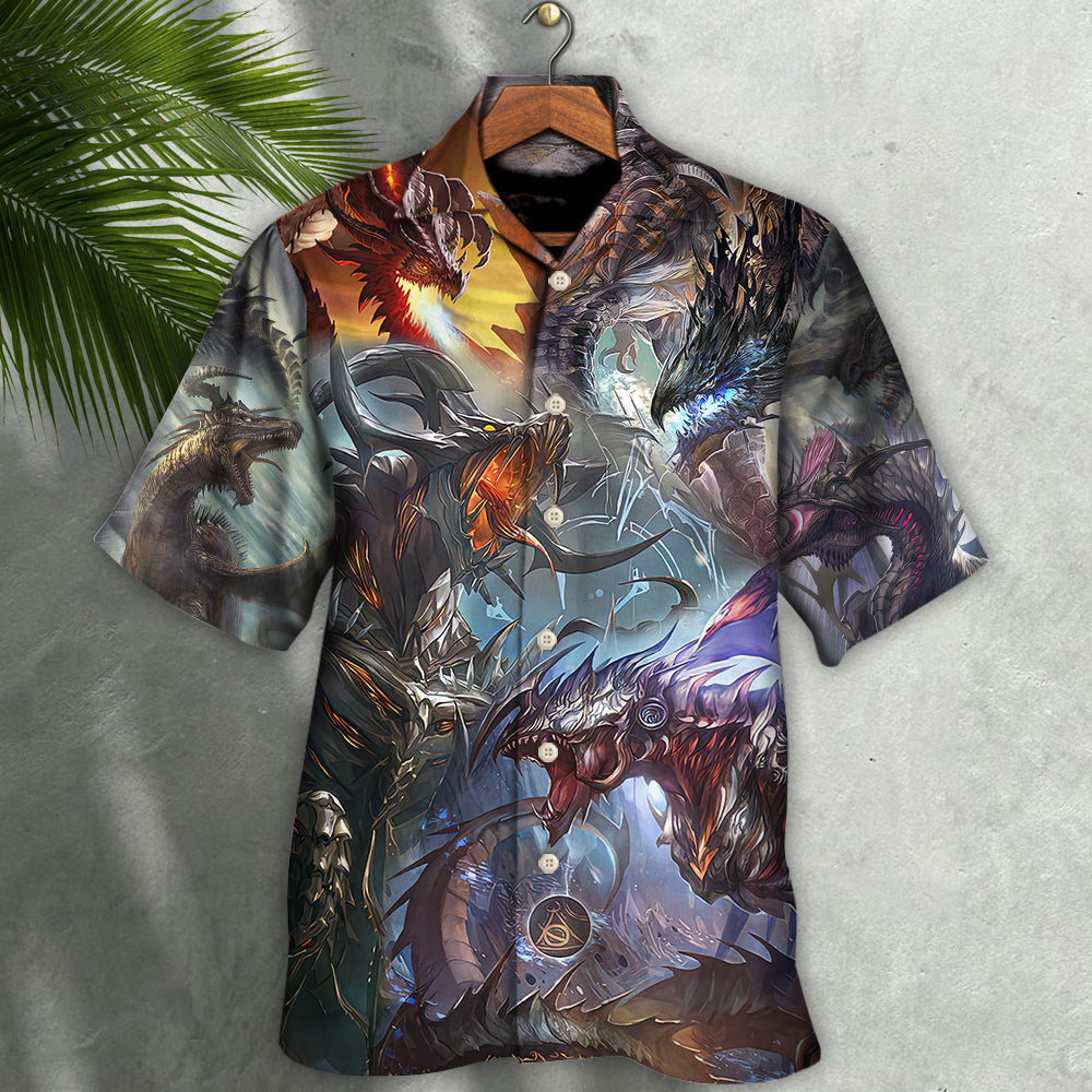 Dragon Fantasy World Dragon Magic - Hawaiian Shirt - Reefox