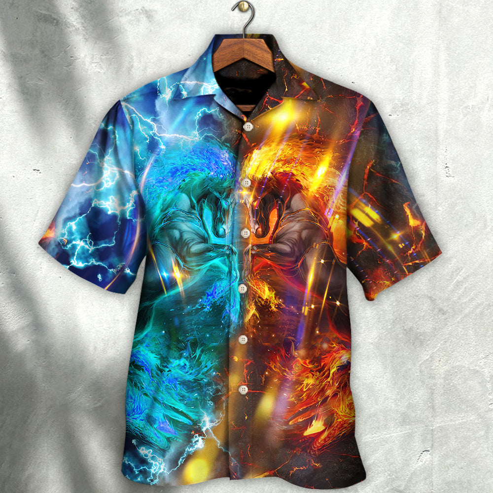 Horse Wild And Free - Hawaiian Shirt - Reefox