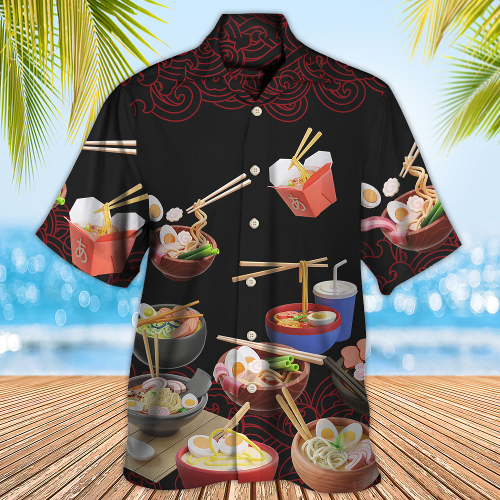 Food Ramen Fast Food Delicious - Hawaiian Shirt - Reefox
