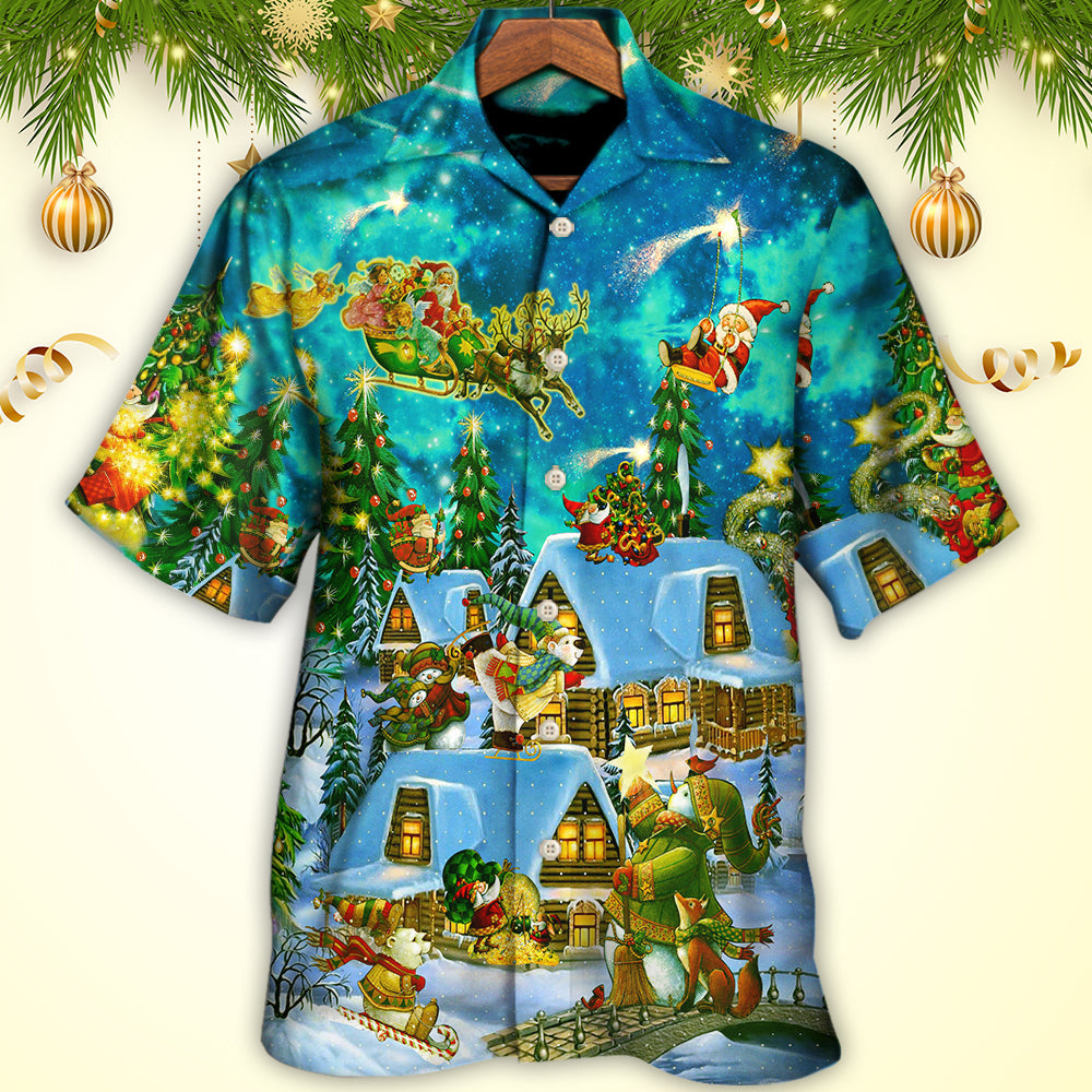 Christmas The Magical Night - Hawaiian Shirt - Reefox