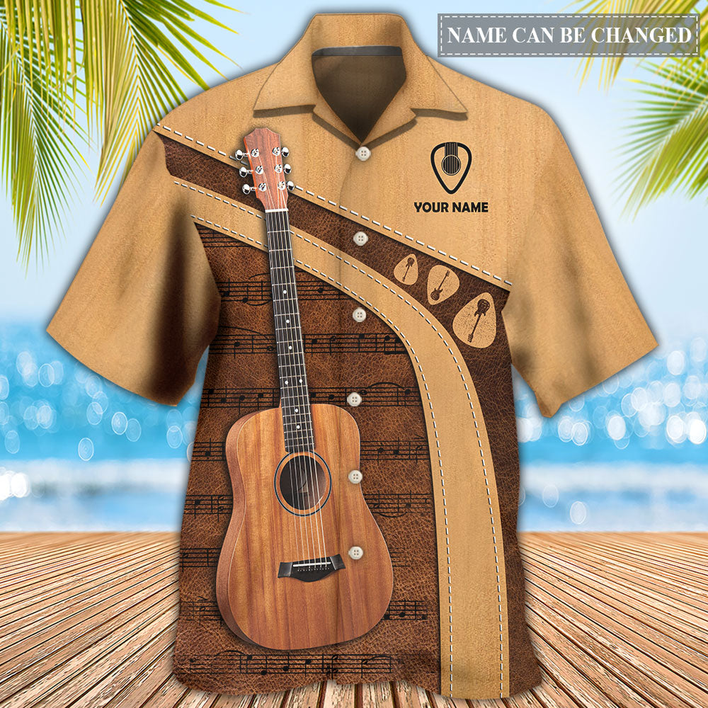 Guitar Old Guitarist And The Pick Personalized - Hawaiian Shirt - Reefox