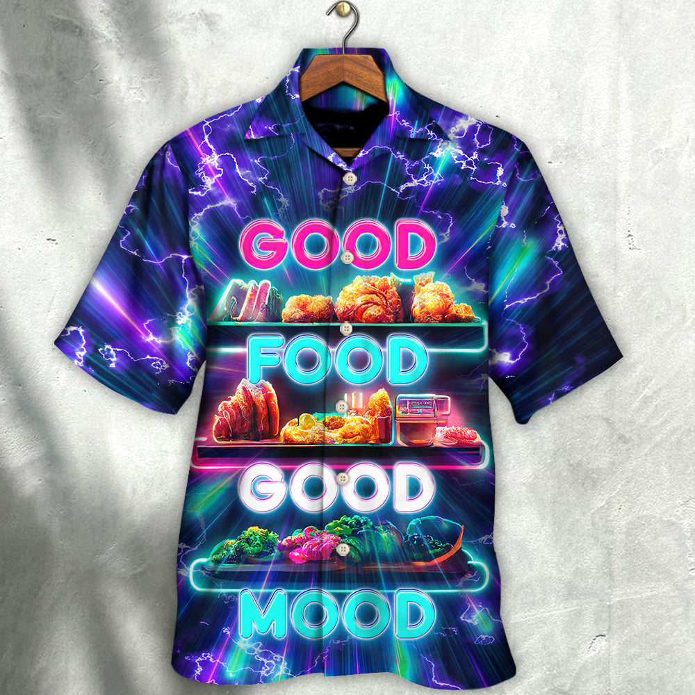 Food - Good Food Is Good Mood - Hawaiian Shirt - Reefox