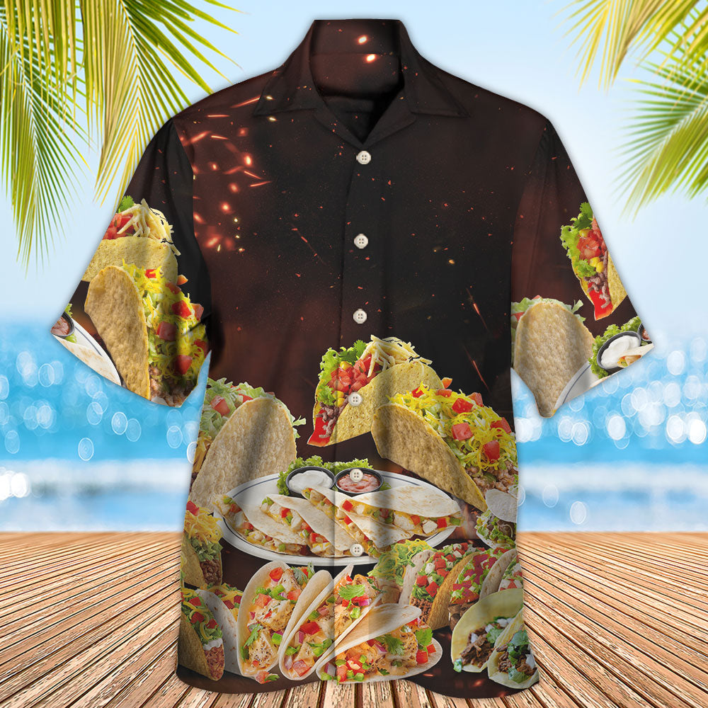 Food Tacos Fast Food Delicious - Hawaiian Shirt - Reefox