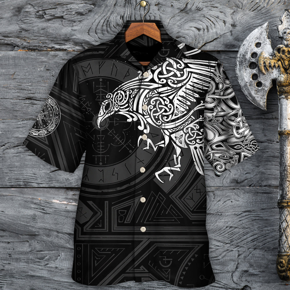 Viking Valhalla The Ravens - Hawaiian Shirt - Reefox